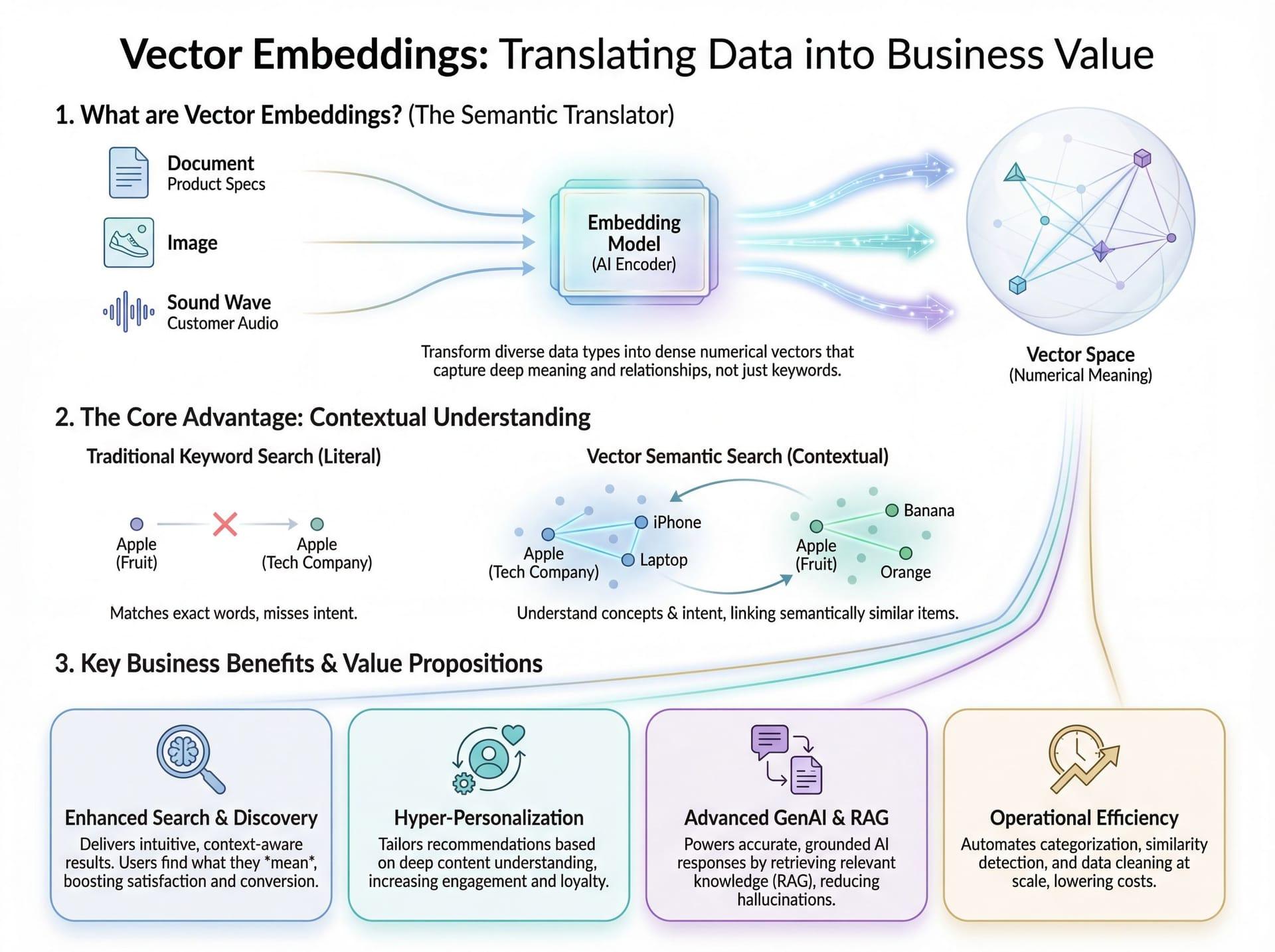 Vector Embeddings: Translating Data into Business Value